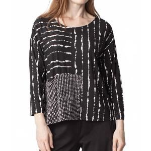 NEW LIV BY HABITAT mixed pocket pullover in black